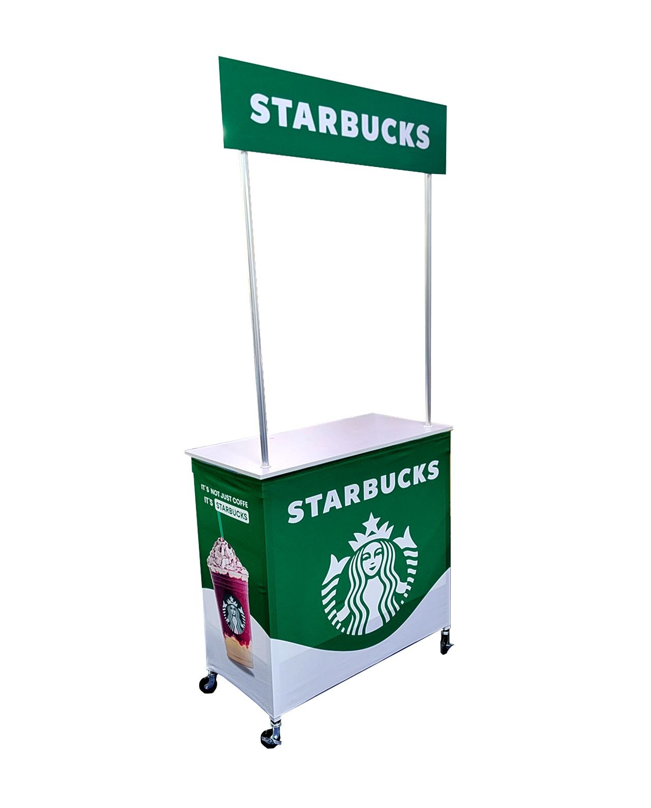 Counter Stand Metálica con Ruedas - Imagen 3